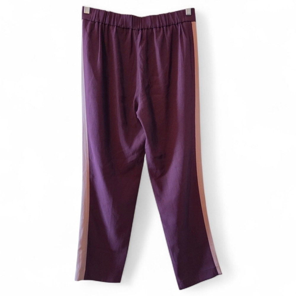 Aritzia Babaton Conan Pants Crepe Mid Rise Trousers Terado Cardamon Nutmeg Sz 6 - Picture 2 of 13